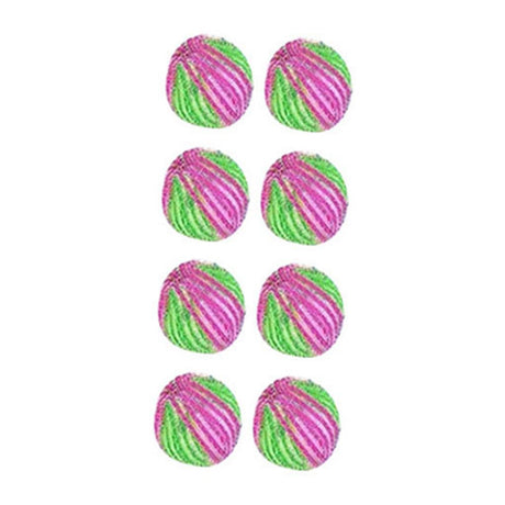 8Pcs Pet Hair Remover Balls Nylon Round Efficient Laundry Lint Remover Balls for Household Laundry