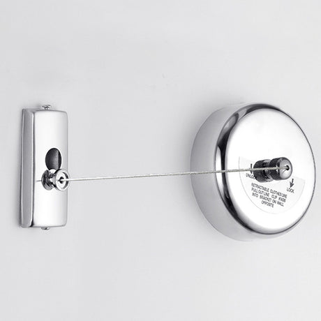Retractable Clothesline 2.8m Stainless Steel Strong Bearing Rust Corrosion Resistant Telescopic Clothes Drying Line