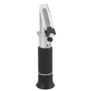 Brix Refractometer 3 in 1 Handheld Measure Sugar Content in Grape Wine Juice Alcohol Meter with ATC for Homebrew Kit