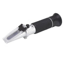 Brix Refractometer 3 in 1 Handheld Measure Sugar Content in Grape Wine Juice Alcohol Meter with ATC for Homebrew Kit