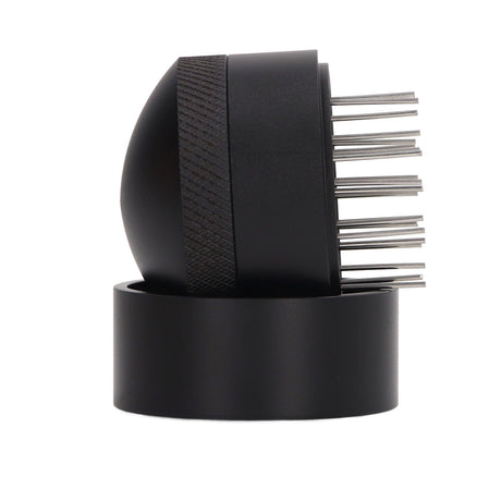 Coffee Needle Distributor Rust Resistant Stainless Steel Needle Coffee Stirrer with Base for Cafes Home 53MM