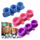 3 Pcs Silicone Planter Mold For Making Concrete Flower Pots DIY Succulent Plants Blue Pink Purple