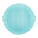 Fryer Silicone Liner Heat Resistant Elastic Washable Food Grade Reusable Fryer Basket for Cooking Blue