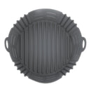 Fryer Silicone Liner Heat Resistant Elastic Washable Food Grade Reusable Fryer Basket for Cooking Grey