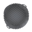 Fryer Silicone Liner Heat Resistant Elastic Washable Food Grade Reusable Fryer Basket for Cooking Grey