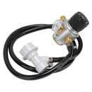 Soda Water Automatic Beer Maker 2nd Stage Pressure Gauge Black Hose Distributor Set with Safety Valve for Household