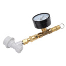 Beer Brew Adjustable Pressure Relief Valve Cola Keg Pressure Gauge Beer Keg Regulator 0‑15PSI