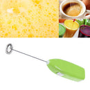 Cordless Electric Hand Mixer Battery Powered Small Plastic Metal Household Hand Mixer for Home Hotel Green