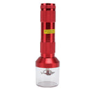 Electric Tobacco Herb Grinder Professional Aluminium Alloy Herb Tabacco Crusher for Herbal Medicine Seasoning Red