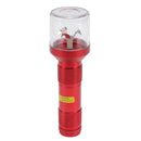 Electric Tobacco Herb Grinder Professional Aluminium Alloy Herb Tabacco Crusher for Herbal Medicine Seasoning Red