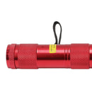 Electric Tobacco Herb Grinder Professional Aluminium Alloy Herb Tabacco Crusher for Herbal Medicine Seasoning Red