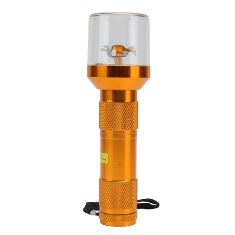 Electric Tobacco Herb Grinder Professional Aluminium Alloy Herb Tabacco Crusher for Herbal Medicine Seasoning Gold