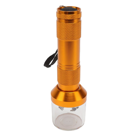 Electric Tobacco Herb Grinder Professional Aluminium Alloy Herb Tabacco Crusher for Herbal Medicine Seasoning Gold