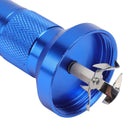Electric Tobacco Herb Grinder Professional Aluminium Alloy Herb Tabacco Crusher for Herbal Medicine Seasoning Blue