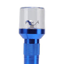 Electric Tobacco Herb Grinder Professional Aluminium Alloy Herb Tabacco Crusher for Herbal Medicine Seasoning Blue