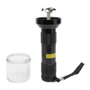 Electric Tobacco Herb Grinder Professional Aluminium Alloy Herb Tabacco Crusher for Herbal Medicine Seasoning Black