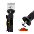 Electric Tobacco Herb Grinder Professional Aluminium Alloy Herb Tabacco Crusher for Herbal Medicine Seasoning Black