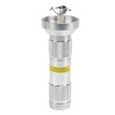 Electric Tobacco Herb Grinder Professional Aluminium Alloy Herb Tabacco Crusher for Herbal Medicine Seasoning Silver