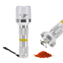 Electric Tobacco Herb Grinder Professional Aluminium Alloy Herb Tabacco Crusher for Herbal Medicine Seasoning Silver