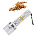 Electric Tobacco Herb Grinder Professional Aluminium Alloy Herb Tabacco Crusher for Herbal Medicine Seasoning Silver
