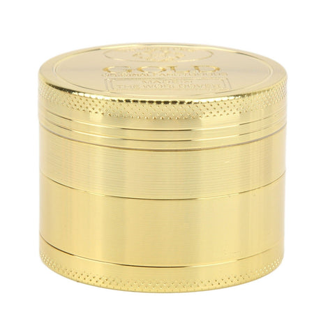 40mm Spice Grinder 4 Layers Aluminium Alloy Gold Coin Design Spice Crusher for Home Kitchen