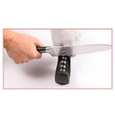 Knife Sharpener 3 Slot Kitchen Knives Sharpen Blade Sharpening Tool for Home Kitchen Black