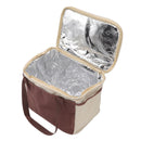 Insulated Lunch Bag Leak Proof Portable Reusable Lunch Box for Students Men Women and Office Workers L Coffee