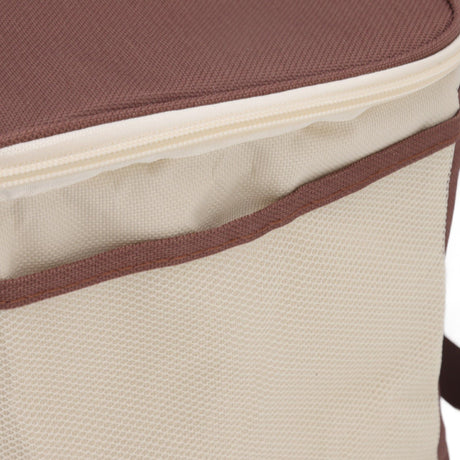 Insulated Lunch Bag Leak Proof Portable Reusable Lunch Box for Students Men Women and Office Workers L Coffee