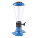 3L Beer Tower Dispenser Multipurpose Luminous Tabletop Wine Beer Tower Dispenser with Tap for Home Bar KTV Blue