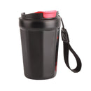 390ml Insulated Coffee Mug Keep Warm Cold Portable Stainless Steel Camping Mug for Home School Office Outdoor Black