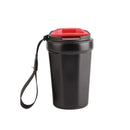 390ml Insulated Coffee Mug Keep Warm Cold Portable Stainless Steel Camping Mug for Home School Office Outdoor Black