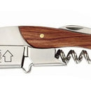 Wine Bottle Opener Corkscrew Stainless Steel Wood Easy Grip Portable Tool for Home