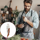 Wine Bottle Opener Corkscrew Stainless Steel Wood Easy Grip Portable Tool for Home