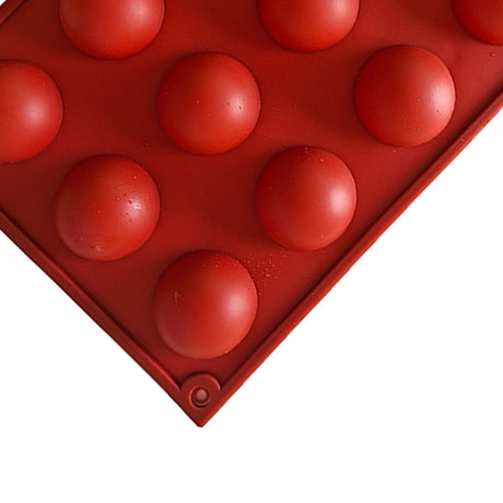 Semi Sphere Mold 15 Holes Silicone Semicircle Baking Mold for Cake Chocolate Mousse