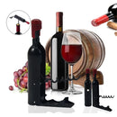 Wine Opener Black Multifunctional Magnet Design Portable Stainless Steel Wine Opener