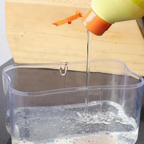 Detergent Liquid Press Dispenser Box Dishwashing Soap Automatic Outlet Kitchen Supplies