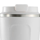Smart Temperature Display Coffee Cup Portable 304 Stainless Steel Insulation Cup Simple Style Pure Color Generation 2nd White 380ml