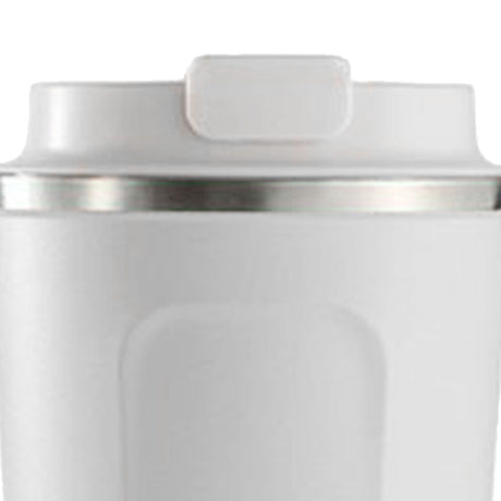 Smart Temperature Display Coffee Cup Portable 304 Stainless Steel Insulation Cup Simple Style Pure Color Generation 2nd White 380ml