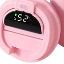 Smart Temperature Display Coffee Cup Portable 304 Stainless Steel Insulation Cup Simple Style Pure Color Generation 2nd Pink 380ml
