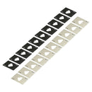 20 Pcs Poker Card Bottle Opener Beer Openers Stainless Steel Black Silver Cup Mat for Wallet Gifts