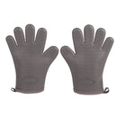 Heat Resistant Gloves Grilling Gloves Anti Scalding Silicone Oven Gloves for Kitchen Cooking Baking