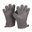 Heat Resistant Gloves Grilling Gloves Anti Scalding Silicone Oven Gloves for Kitchen Cooking Baking