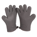 Heat Resistant Gloves Grilling Gloves Anti Scalding Silicone Oven Gloves for Kitchen Cooking Baking