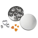 24 Pcs Cookie Cutters Set Biscuit Mould 430 Stainless Steel Vegetable Fruit Cutters for DIY Baking Cooking