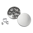 24 Pcs Cookie Cutters Set Biscuit Mould 430 Stainless Steel Vegetable Fruit Cutters for DIY Baking Cooking