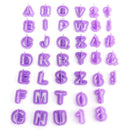 40pcs Numeral Alphabetic Cake Stencils Semiotic Food Grade Plastic Cake Topper Decorative Fillings for Home Baking