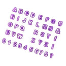 40pcs Numeral Alphabetic Cake Stencils Semiotic Food Grade Plastic Cake Topper Decorative Fillings for Home Baking