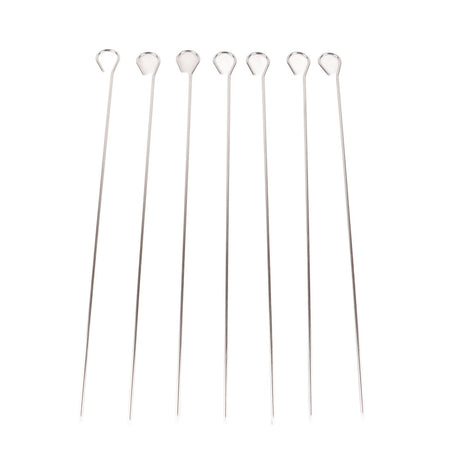 20pcs Barbecue Utensils Food Grade Stainless Steel Skewer Fork Knife BBQ Tool Set for Camping Hiking