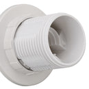 10PCS E14 Lamp Holder ABS with Sleeve High Temperature Resistant Light Socket Base for Home White