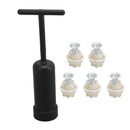 G9 Ceramic Lamp Holder Bulb Base Socket Light Holder with Zinc Alloy M10 Ring for Home Bedroom